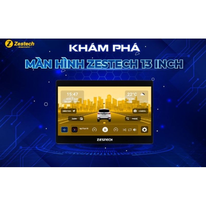 MÀN HÌNH ANDROID ZESTECH 13INCH 2K