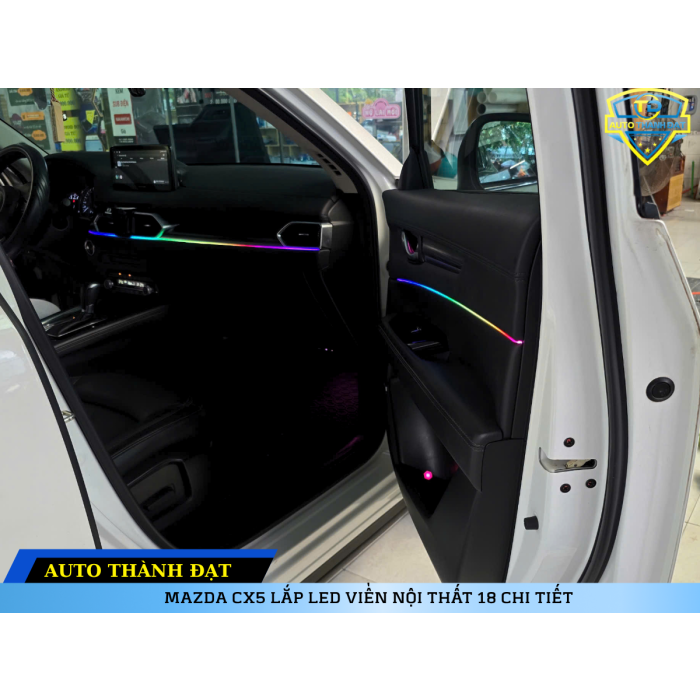 MAZDA CX5 LẮP LED VIỀN NỘI THẤT 18 CHI TIẾT