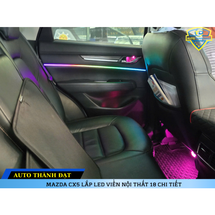 MAZDA CX5 LẮP LED VIỀN NỘI THẤT 18 CHI TIẾT