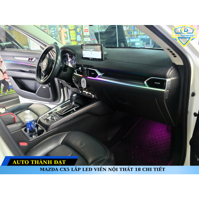 MAZDA CX5 LẮP LED VIỀN NỘI THẤT 18 CHI TIẾT