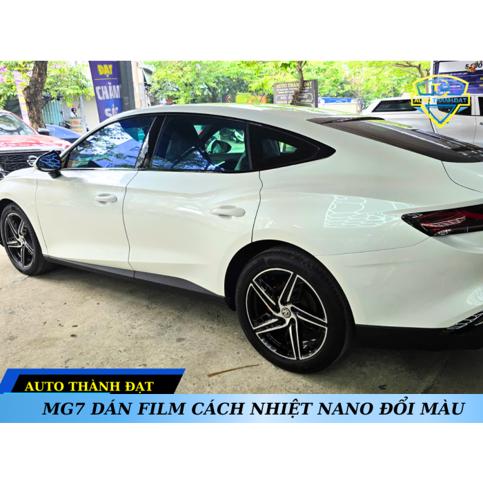 MG7 DÁN FILM CÁCH NHIỆT NANO ĐỔI MÀU