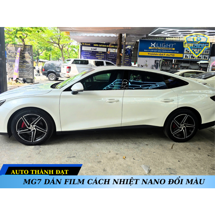 MG7 DÁN FILM CÁCH NHIỆT NANO ĐỔI MÀU