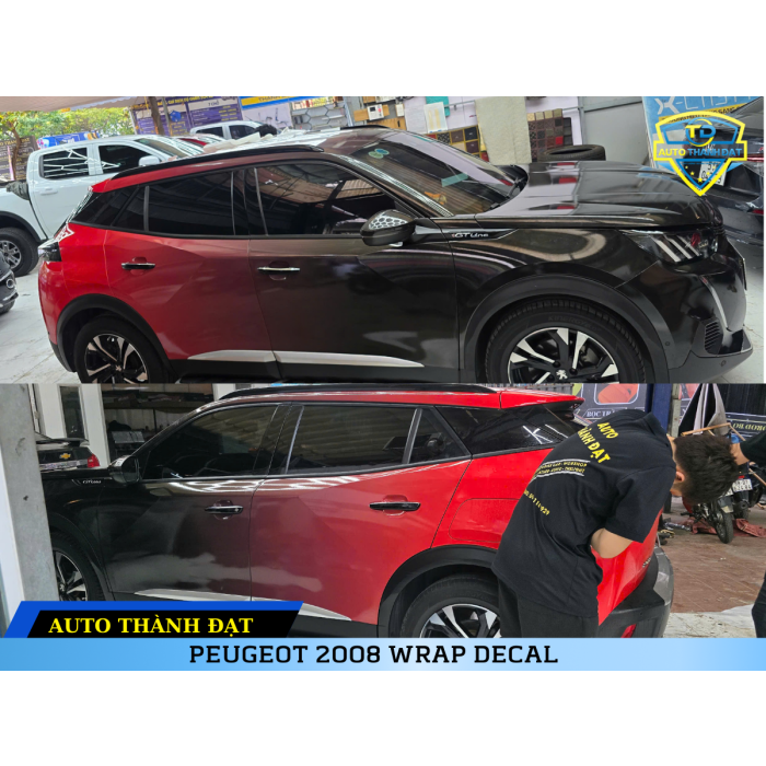 PEUGEOT 2008 DÁN DECAL ĐỔI MÀU