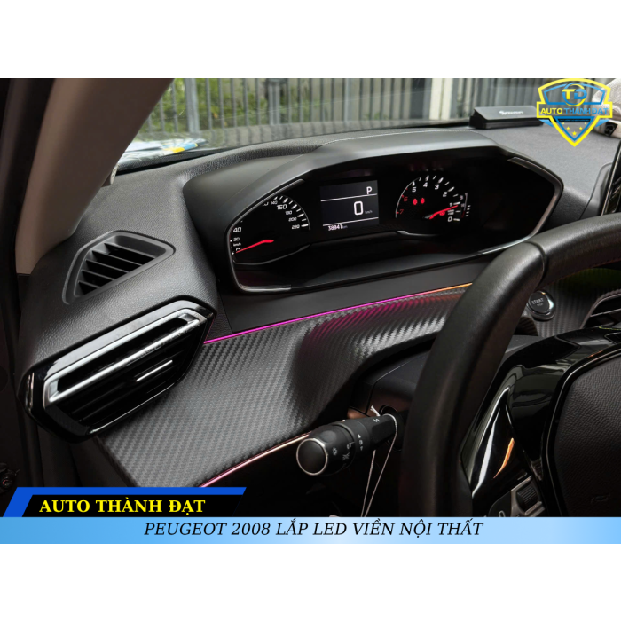 PEUGEOT 2008 LẮP LED VIỀN NỘI THẤT