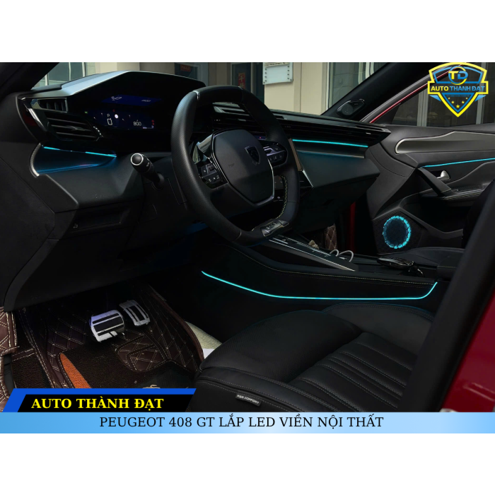 PEUGEOT 408 GT LẮP LED VIỀN NỘI THẤT