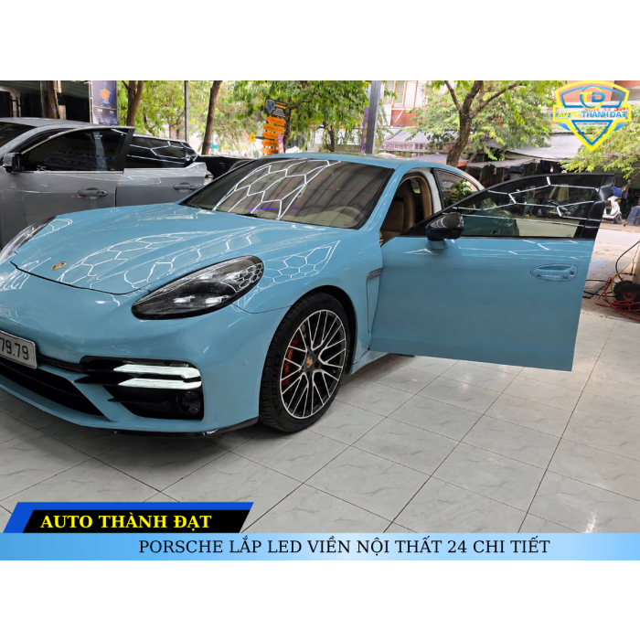 PORSCHE LẮP LED VIỀN NỘI THẤT 24 CHI TIẾT