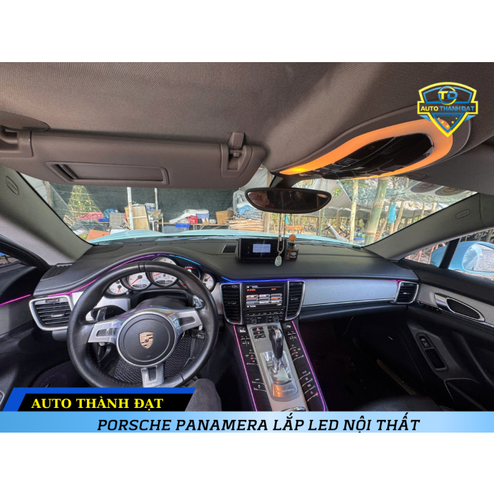 PORSCHE PANAMERA LẮP LED NỘI THẤT