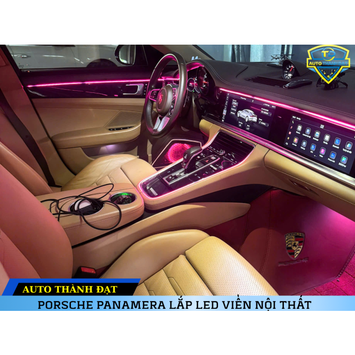 PORSCHE PANAMERA LẮP LED VIỀN NỘI THẤT