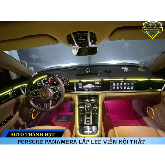 PORSCHE PANAMERA LẮP LED VIỀN NỘI THẤT