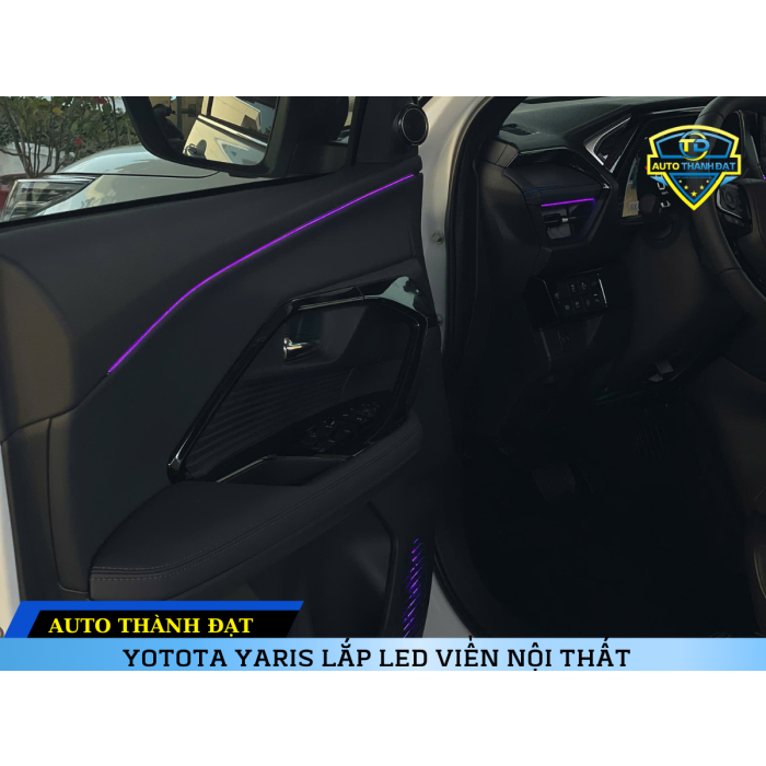 TOYOTA YARIS LẮP LED VIỀN NỘI THẤT
