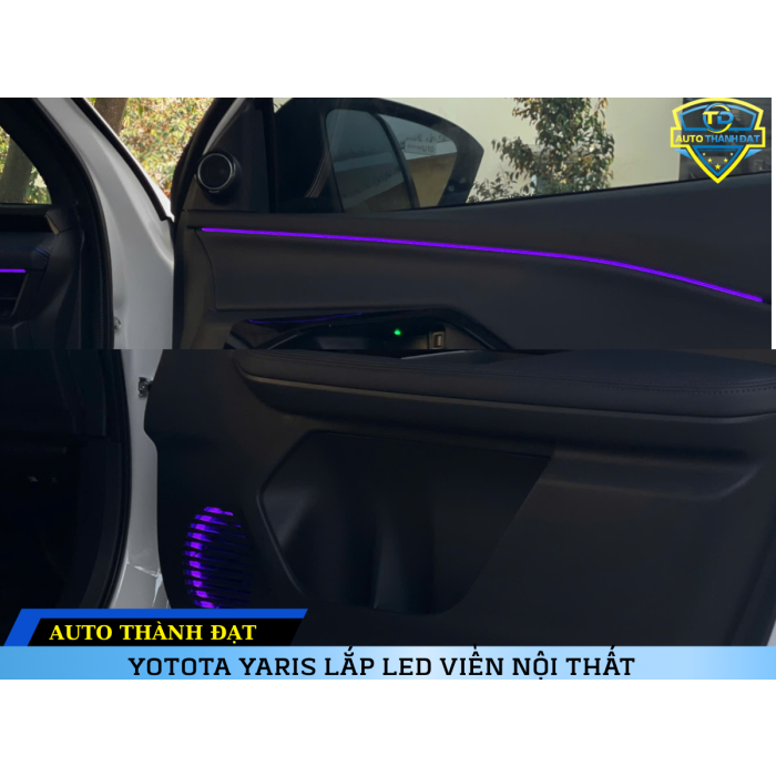 TOYOTA YARIS LẮP LED VIỀN NỘI THẤT