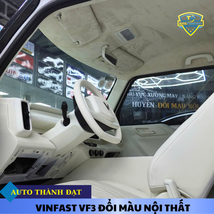 VINFAST VF3 ĐỔI MÀU NỘI THẤT