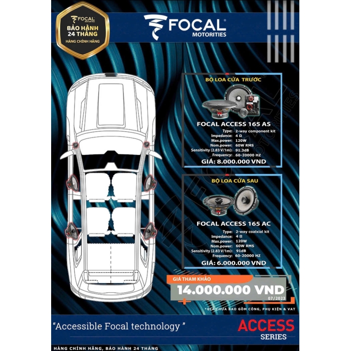 DÀN LOA FOCAL TẦM TRUNG